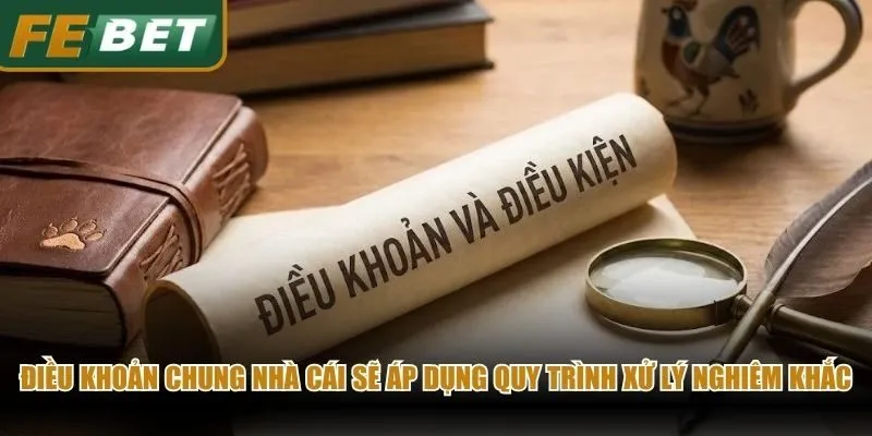 Điều khoản chung nhà cái sẽ áp dụng quy trình xử lý nghiêm khắc